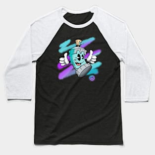 Graffiti Spray Can Baseball T-Shirt